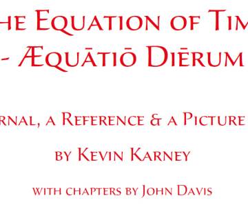 Equation of Time - Kevin Karney