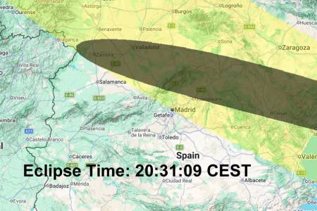 Trio of Solar Eclipses in Spain